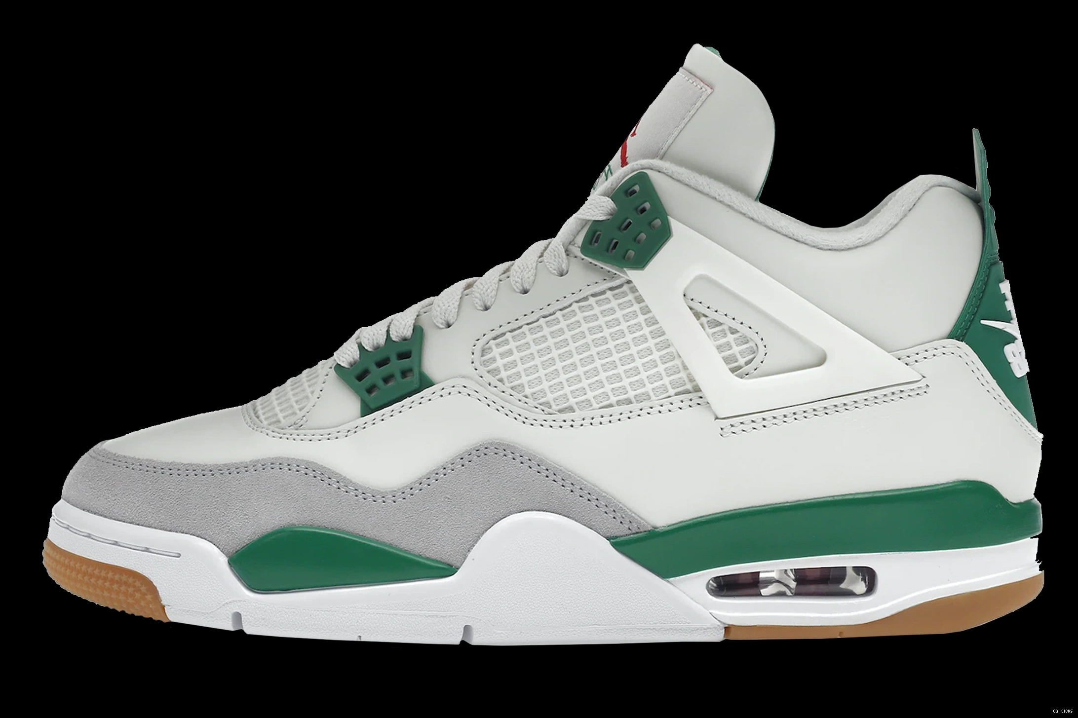 SB Nike Green Air x Pine 4 Retro Jordan 0825